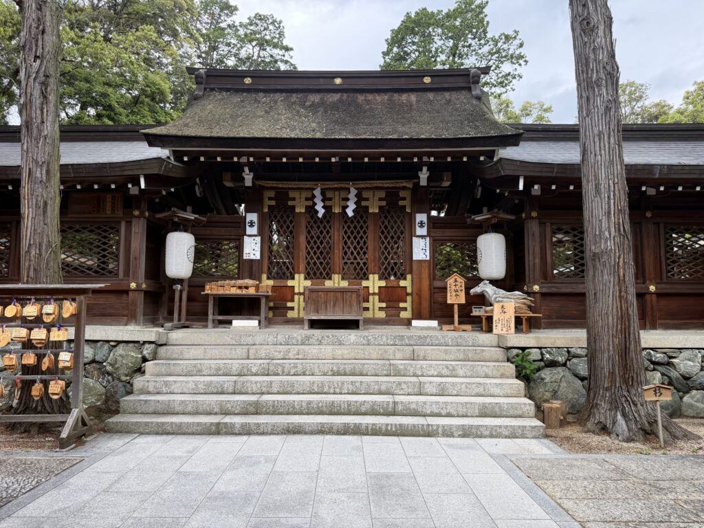 伊太祁曽神社の拝殿